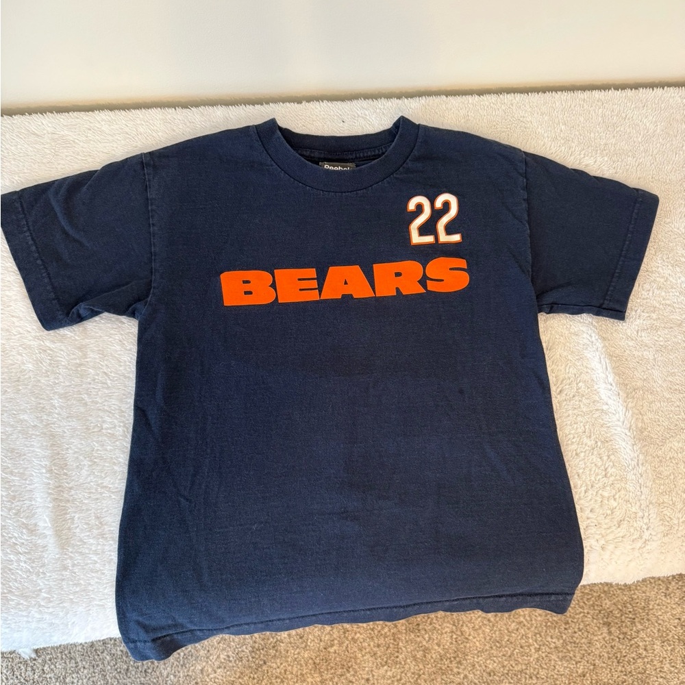 Chicago Bears Kids M Navy Tee Shirt Forte #22 NFL Football
